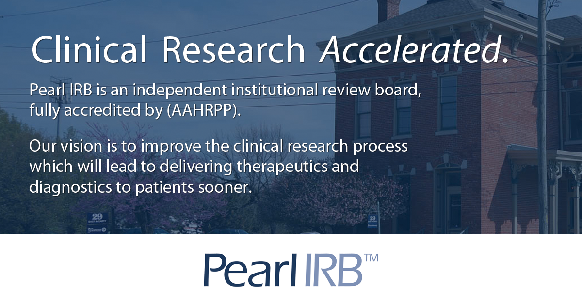 Pearl IRB | Independent Institutional Review Board | Clinical Research